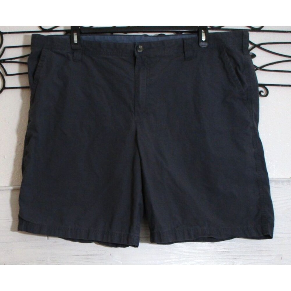 Columbia Bermuda Shorts Men's Size 44 Charcoal Gray Slash Pockets Cotton